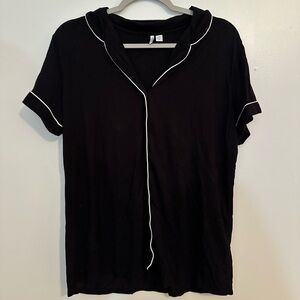 Nordstrom Black Sleep Shirt